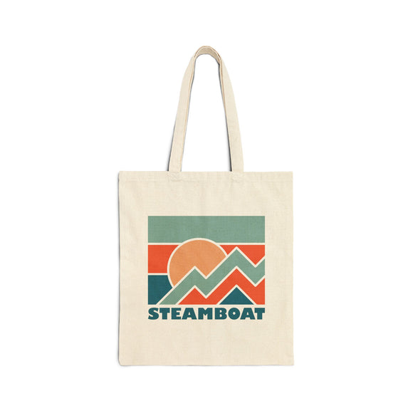 Steamboat, Colorado Cotton Canvas Steamboat Tote Bag