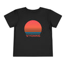 Wyoming Toddler T-Shirt - Retro 80s Unisex Toddler Wyoming Shirt-4
