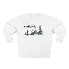 Premium California Sweatshirt Unisex Crewneck, Premium Sweatshirt, Crewneck Jumper, Ski Resort Apparel