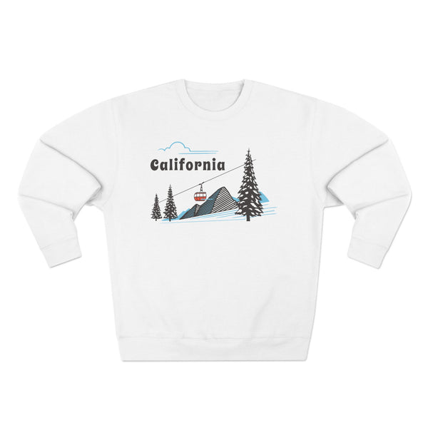 Premium California Sweatshirt Unisex Crewneck, Premium Sweatshirt, Crewneck Jumper, Ski Resort Apparel