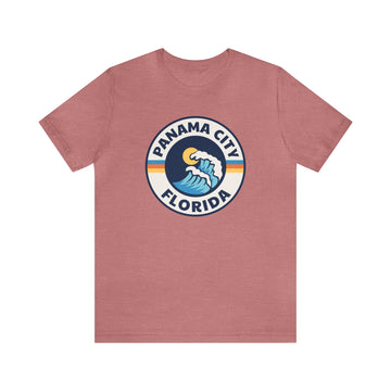 Panama City, Florida T-Shirt - Unisex Panama City Shirt - Wave Circle