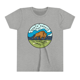 North Dakota Youth T-Shirt - Unisex Kids North Dakota Shirt