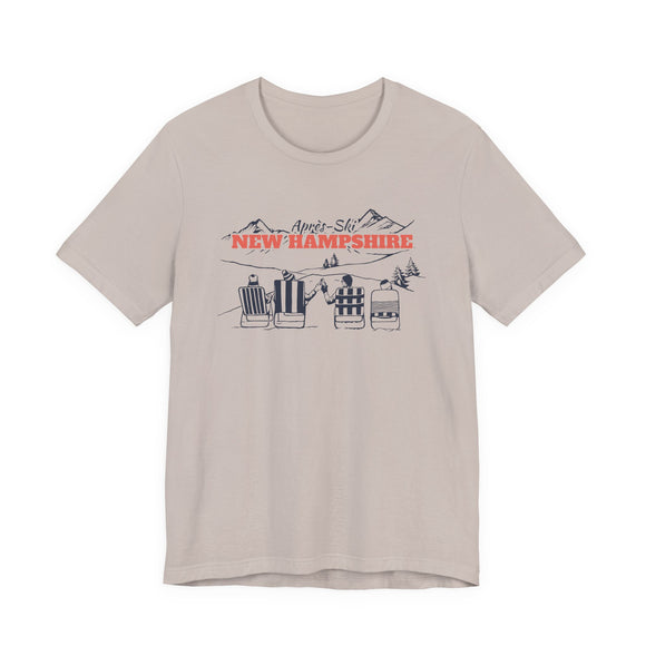 New Hampshire Après-ski T-Shirt - Vintage Mountain Graphic Tee
