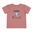 Alaska Yeti Snowboard Toddler Tee-3
