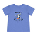 Big Sky, Montana Yeti Snowboard Toddler Tee-5