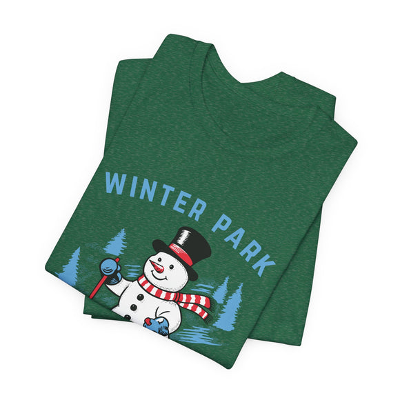 Winter Park, Colorado T Shirt - Ski Snowman Graphic Tee