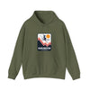 Burlington, Vermont Hoodie - Unisex Snow Ski Jump Burlington Hoodie Sweatshirt