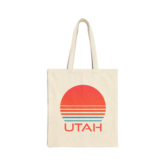Utah Cotton Canvas Utah Tote Bag - Retro 80s