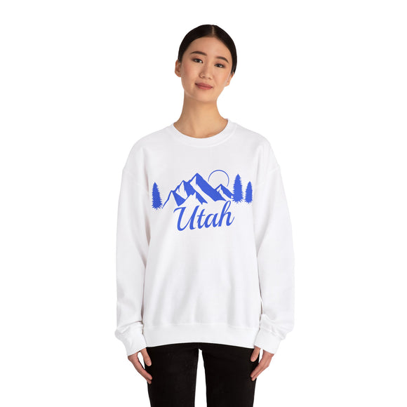 Utah Sweatshirt - Unisex Mountain Utah Sweatshirt
