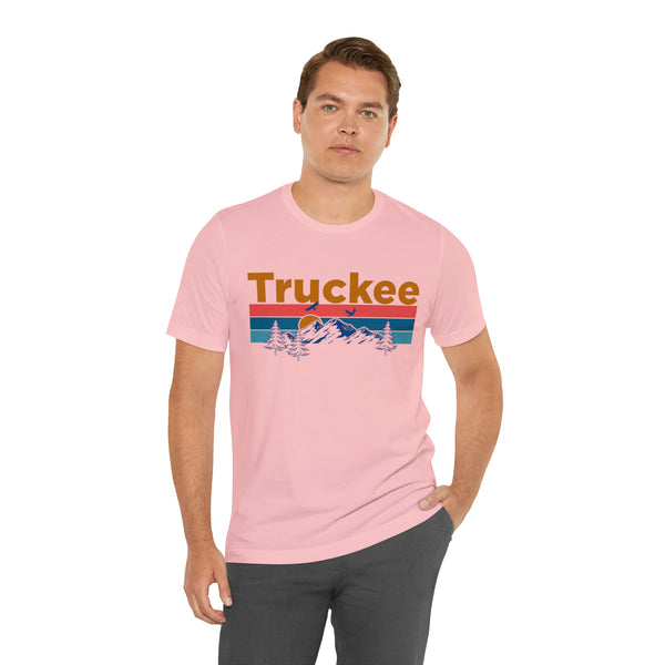 Truckee, California Shirt - Mountain Sunset Unisex Truckee T-Shirt