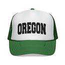 Oregon Retro Collegiate Style Trucker Hat-3