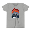 Vail, Colorado Youth Shirt - Retro Mountain Vail Kid's T-Shirt-4