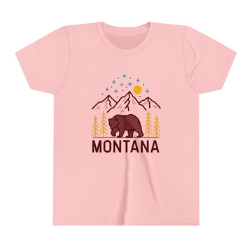 Montana Youth T-Shirt - Unisex Kids Montana Shirt - 0