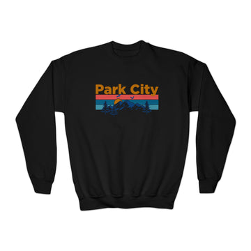 Park City, Utah Youth Sweatshirt - Unisex Kid's Park City Crewneck Sweatshirt - 0