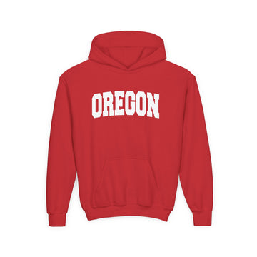 Buy red Oregon Youth Hoodie - Kids Oregon Hooded Sweatshirt