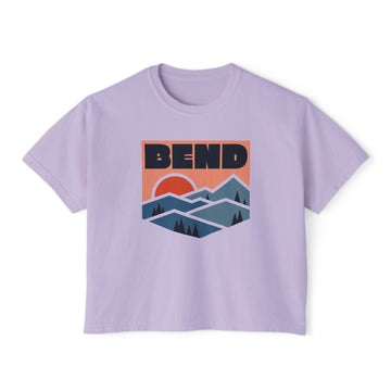 Buy orchid Women's Bend, Oregon Boxy Graphic Tee - Slightly Cropped