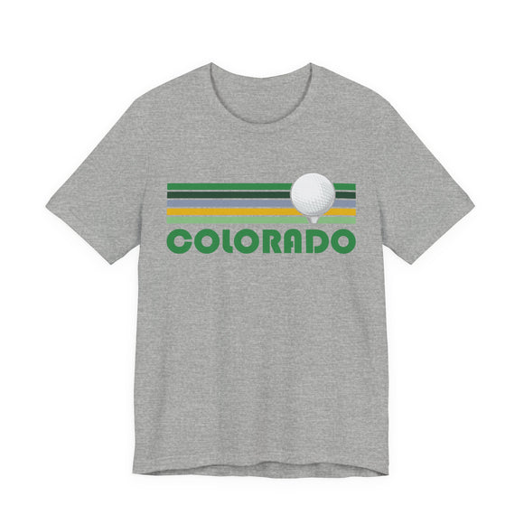 Golf Colorado T-Shirt - Retro Golf Unisex Colorado Shirt