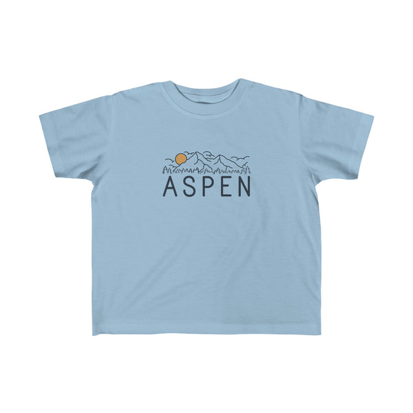 Aspen, Colorado Toddler T-Shirt - Toddler Aspen Shirt