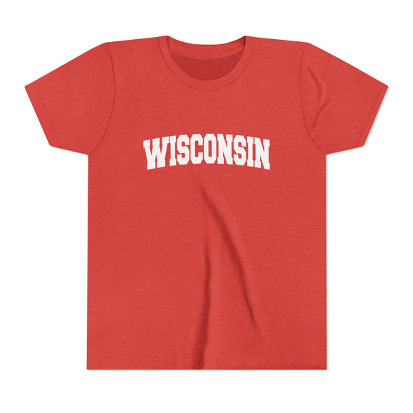Wisconsin Youth Graphic Tee - Kids T Shirt