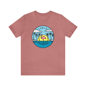 Buy heather-mauve Florida T-Shirt - Unisex Florida Shirt - Scenic Circle