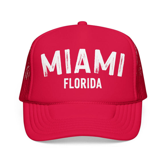 Kids Miami, Florida Trucker Hat - Youth Snapback Cap