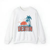 Destin, Florida Sweatshirt - Unisex Palm Tree Destin Sweatshirt