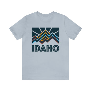 Buy light-blue Idaho T-Shirt - Retro Unisex Idaho Shirt