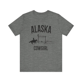 Buy deep-heather Alaska Cowgirl Graphic Tee