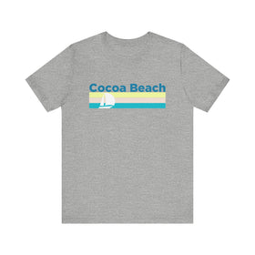 Cocoa Beach, Florida T Shirt - Sailboat Graphic Tee - 0