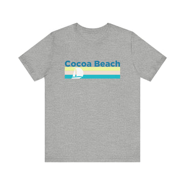 Cocoa Beach, Florida T Shirt - Sailboat Graphic Tee - 0