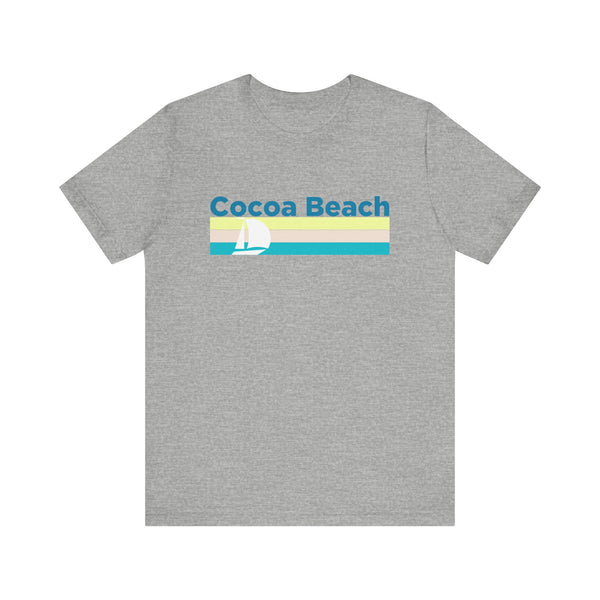 Cocoa Beach, Florida T Shirt - Sailboat Graphic Tee