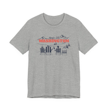 Buy athletic-heather Washington Après-ski T-Shirt - Vintage Mountain Graphic Tee