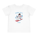 Park City, Utah Toddler Skiing Snowman Graphic Tee - Kids Park City T-Shirt-1