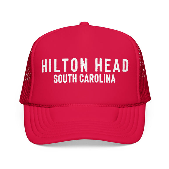 Hilton Head, South Carolina Trucker Hat - Foam Hilton Head Cap