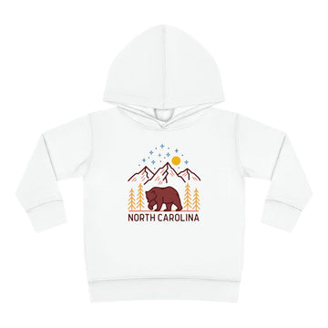 Buy white North Carolina Toddler Hoodie - Unisex North Carolina Toddler Sweatshirt