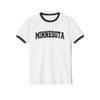 Minnesota Cotton Ringer Graphic Tee - Unisex Minnesota T Shirt, Vintage Style Tee, Men's/Women's Tee
