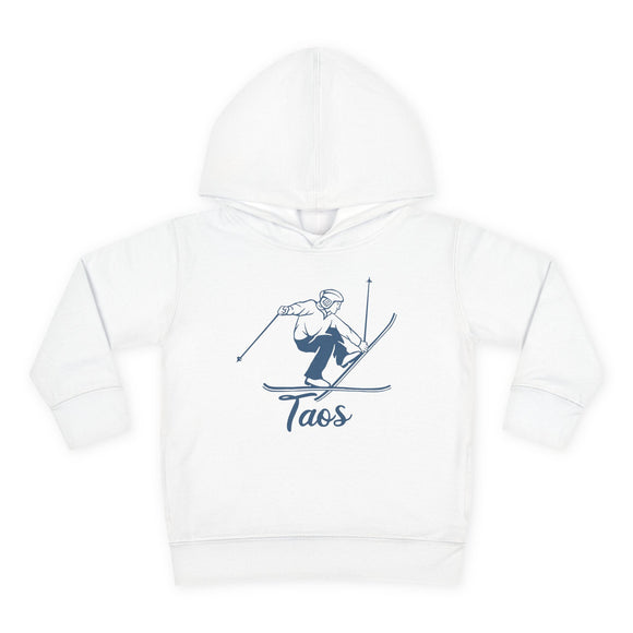 Taos, New Mexico Toddler Hoodie - Unisex Taos Vintage Skiing Sweatshirt