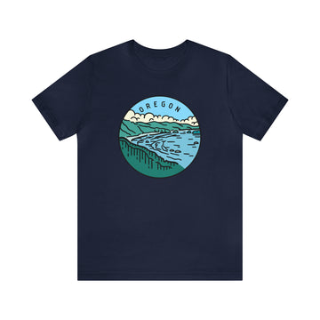 Buy navy Oregon T-Shirt - Unisex Oregon Shirt