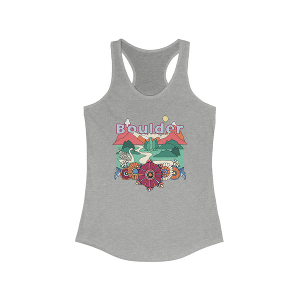 Boulder, Colorado Women's Racerback Tank Top