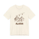 Alaska Mountain T-Shirt - Vintage Gondola Ski Mountain Tee-1