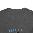 Park City, Utah Toddler Skiing Snowman Graphic Tee - Kids Park City T-Shirt-17