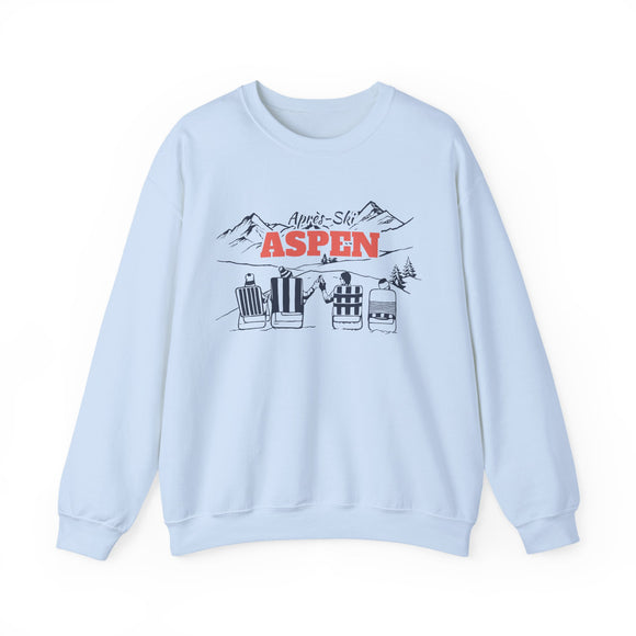 Aspen, Colorado Sweatshirt Après-Ski Crewneck - Mountain Ski Lodge Design
