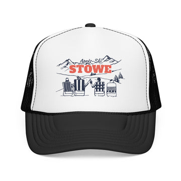 Stowe, Vermont Après-ski Trucker Hat — Foam Mesh Cap - 0