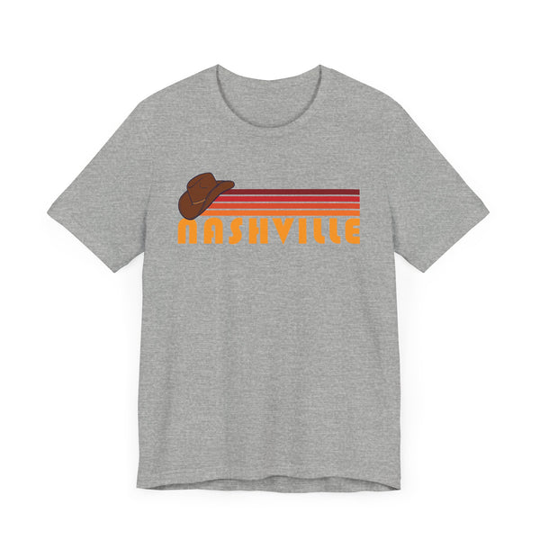 Nashville, Tennessee T-Shirt Retro Hat - Adult Unisex Nashville T Shirt