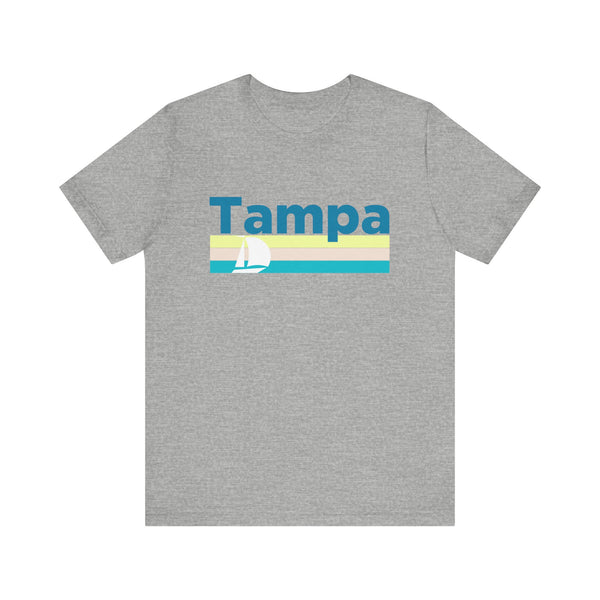 Tampa, Florida T Shirt - Sailboat Graphic Tee