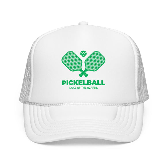 Lake of the Ozarks, Missouri Pickleball Trucker Hat - Foam Lake of the Ozarks Cap