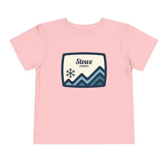 Stowe, Vermont Toddler T-Shirt — Mountain Tee