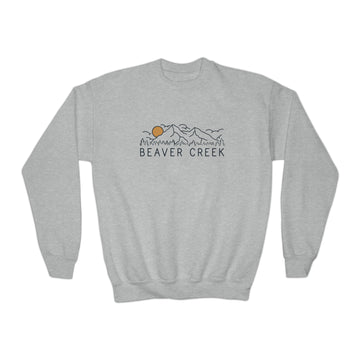 Beaver Creek, Colorado Youth Sweatshirt - Unisex Kid's Beaver Creek Crewneck Sweatshirt