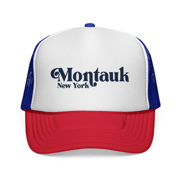 Montauk, New York Retro Trucker Hat