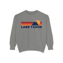 Lake Tahoe, California Mountain Stripes Sweatshirt | Comfort Colors - 100% Cotton-5